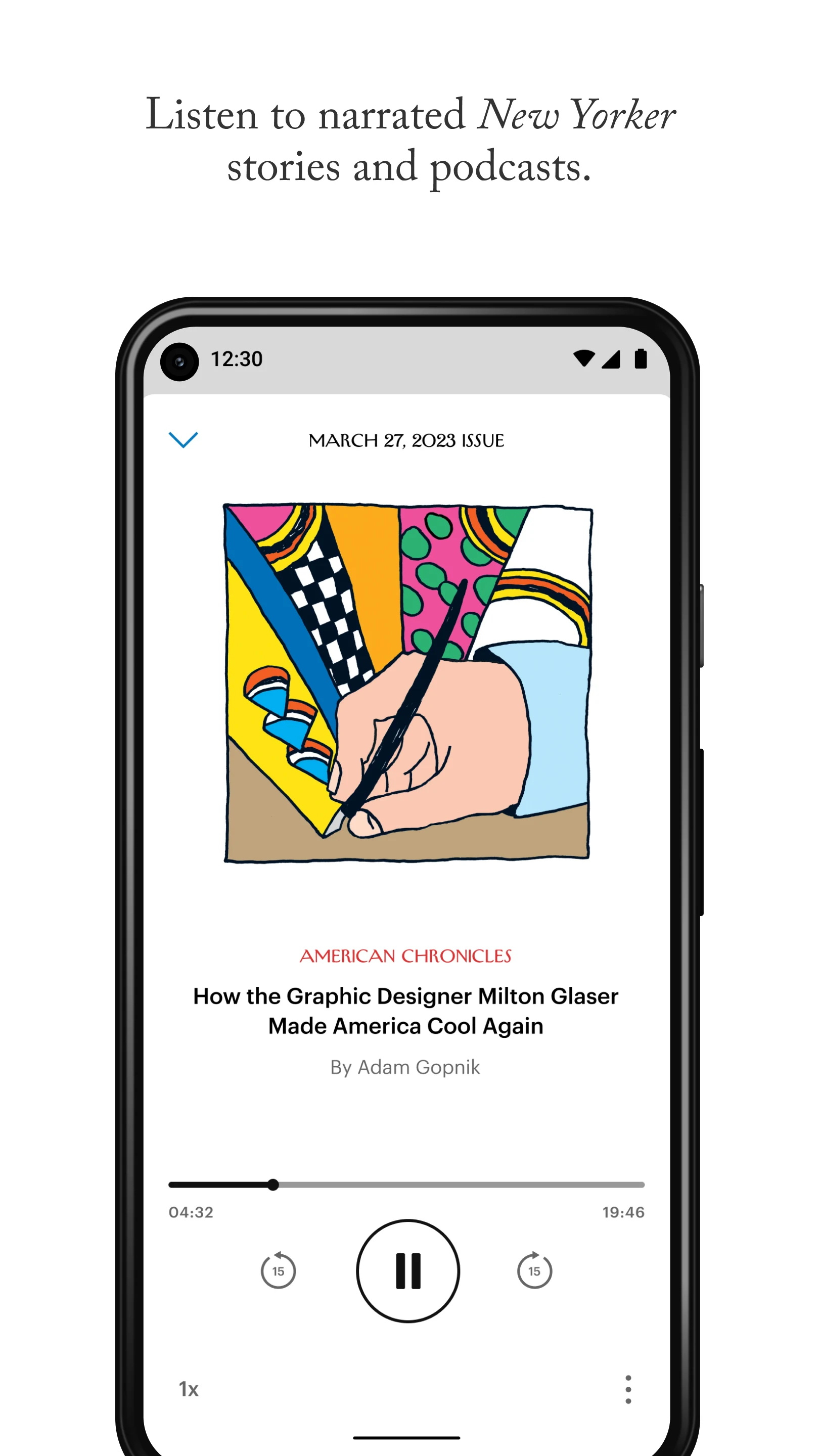 The New Yorker Audio Tab
